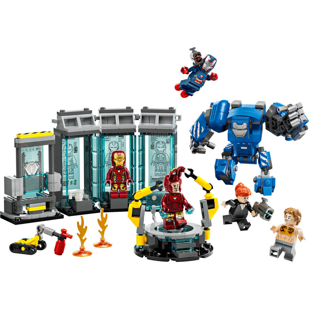 LEGO® Marvel Iron Man’s Laboratory: Hall of Armor 384 Piece Building Kit (76315)