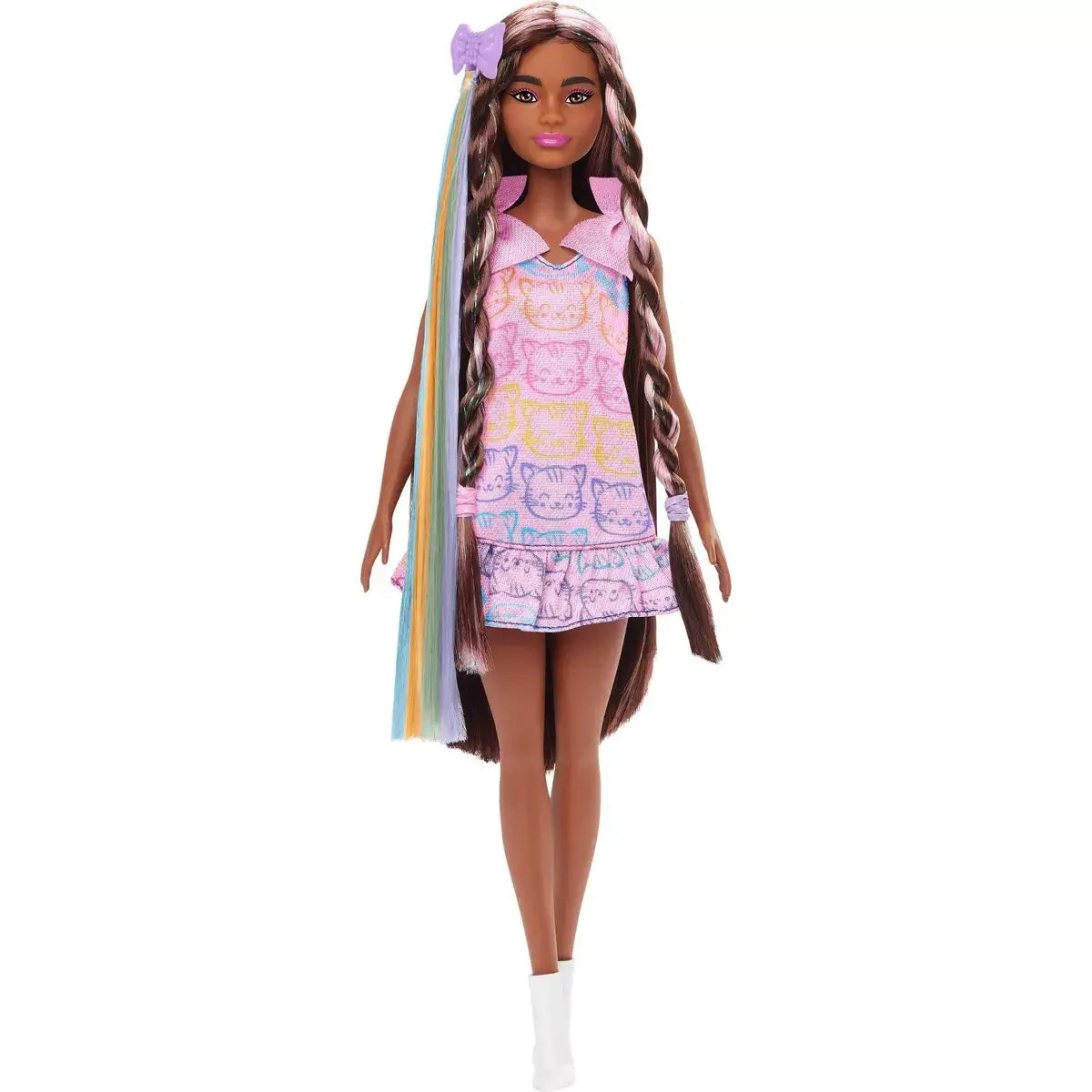 Barbie Fun & Fancy Doll & Accessories Brunette Fashion Doll With Extra-Long Hair