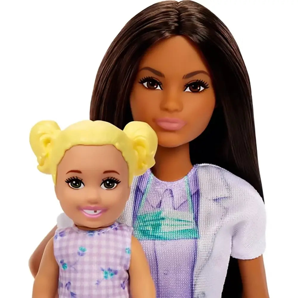 Barbie You Can Be Anything Dentist With Brunette Fashion Doll close