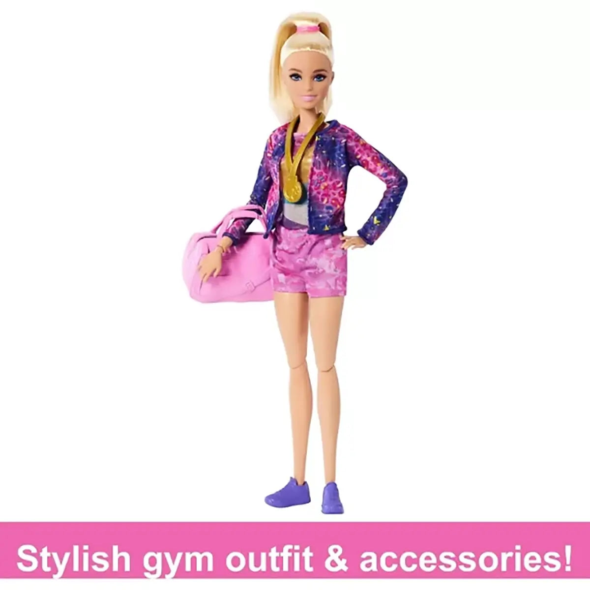 Barbie You Can Be Anything Gymnastics Playset gym outfit