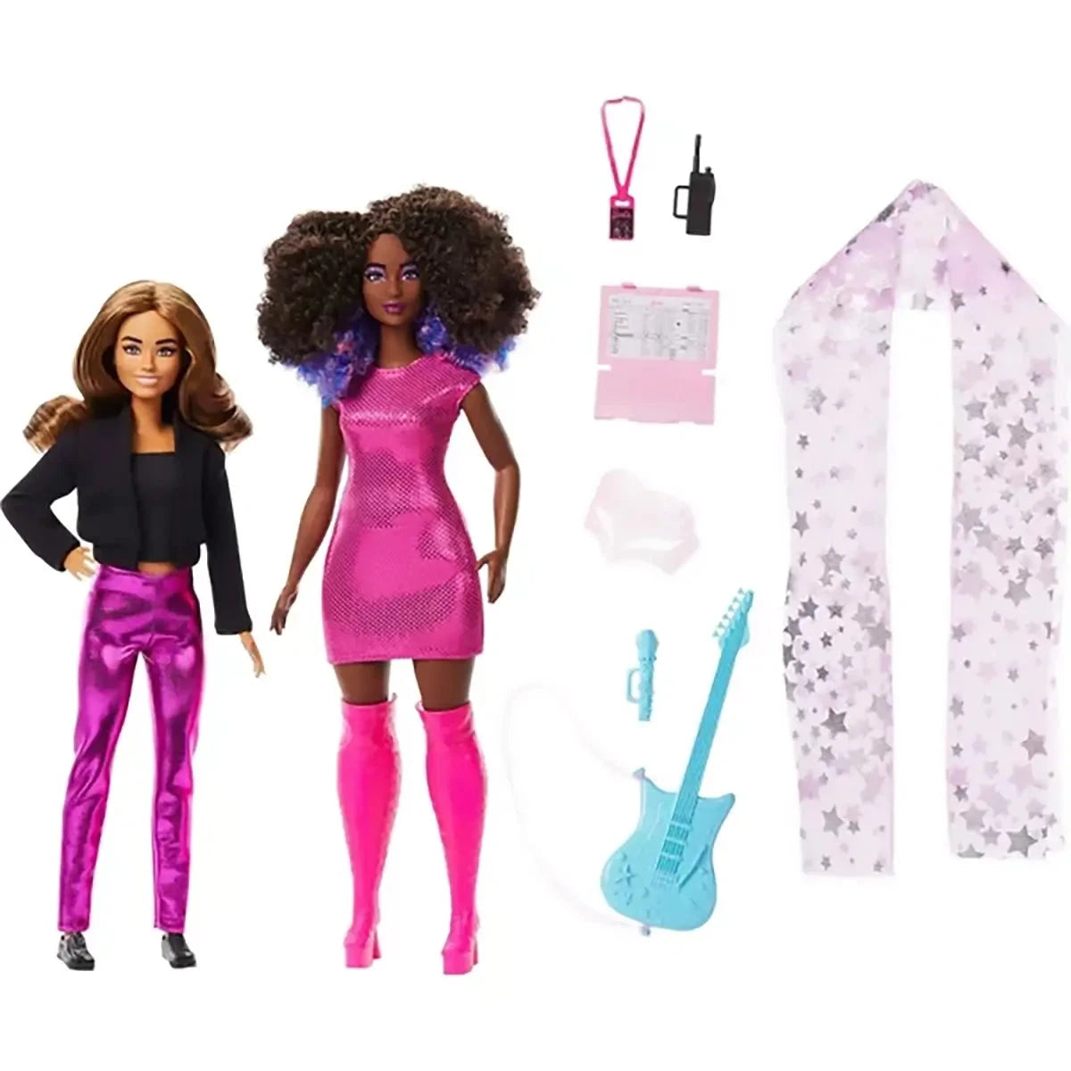 Barbie You Can Be Anything Women in Music 2-Doll Set what's included