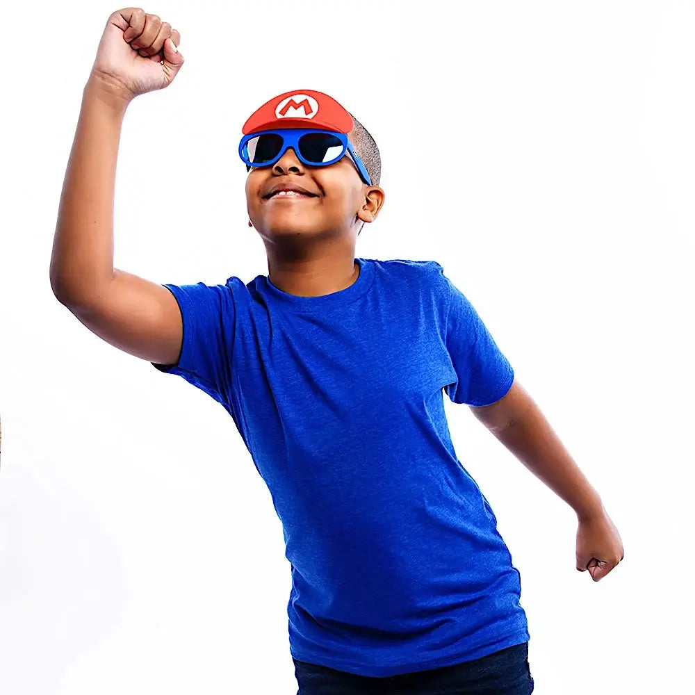Sun-Staches Lil' Characters Super Mario Blue Lens Sunglasses