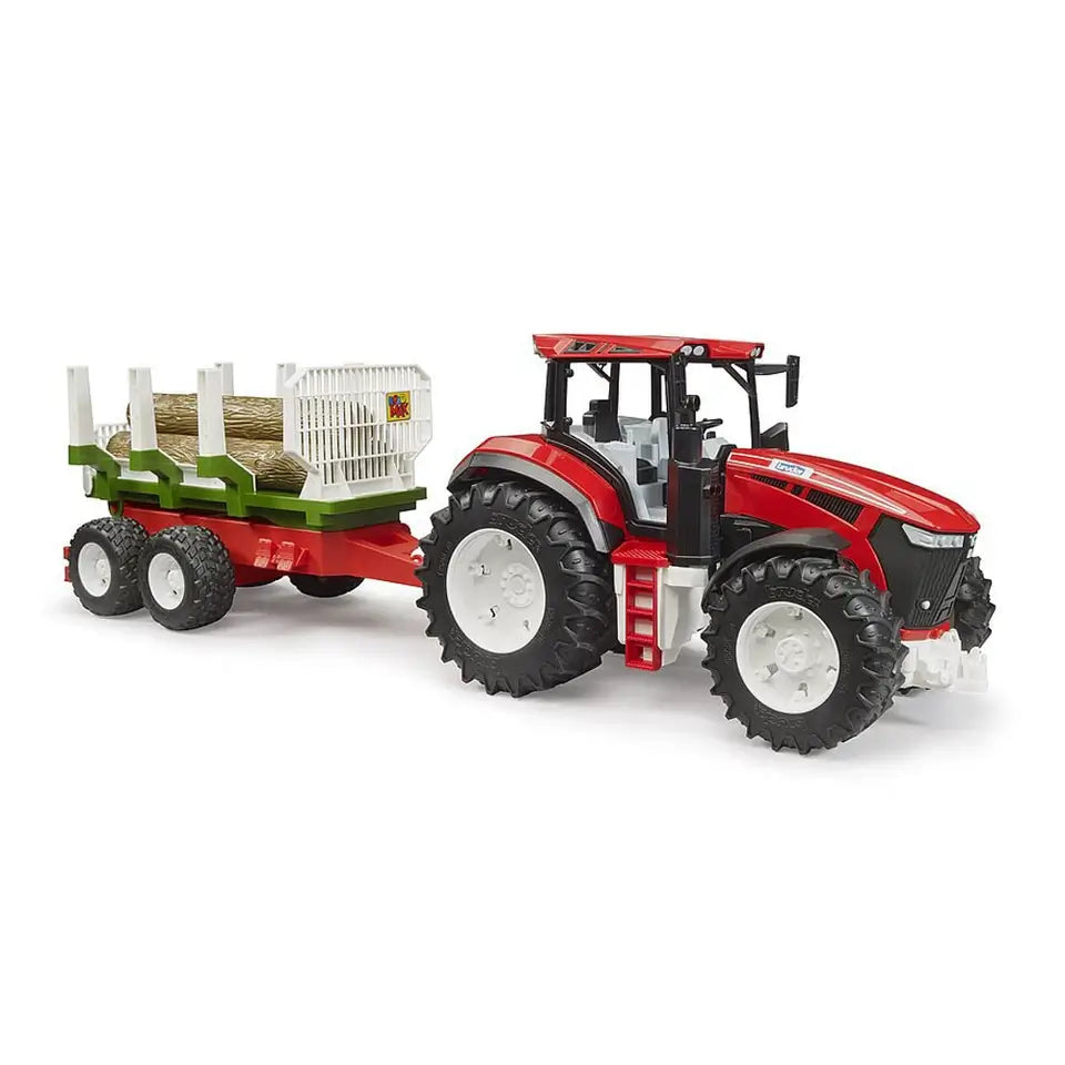 Bruder Roadmax Tractor with Forwarding Trailer 1:16 Scale Vehicle