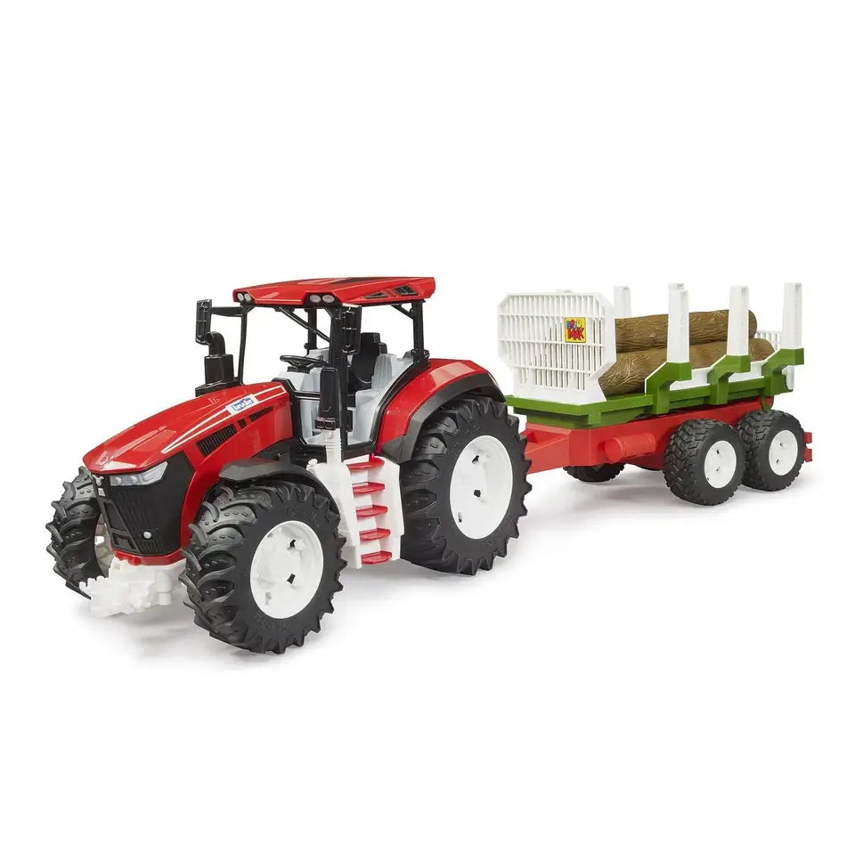 Bruder Roadmax Tractor with Forwarding Trailer 1:16 Scale Vehicle