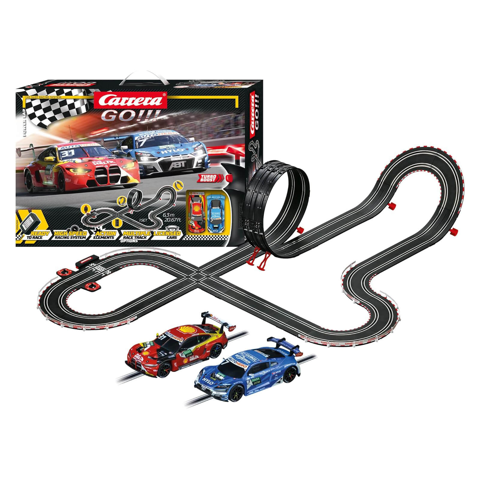 Carrera GO!!! Power Lap Slot Car Set