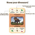 Dino Trio Card Game know your dinosaurs
