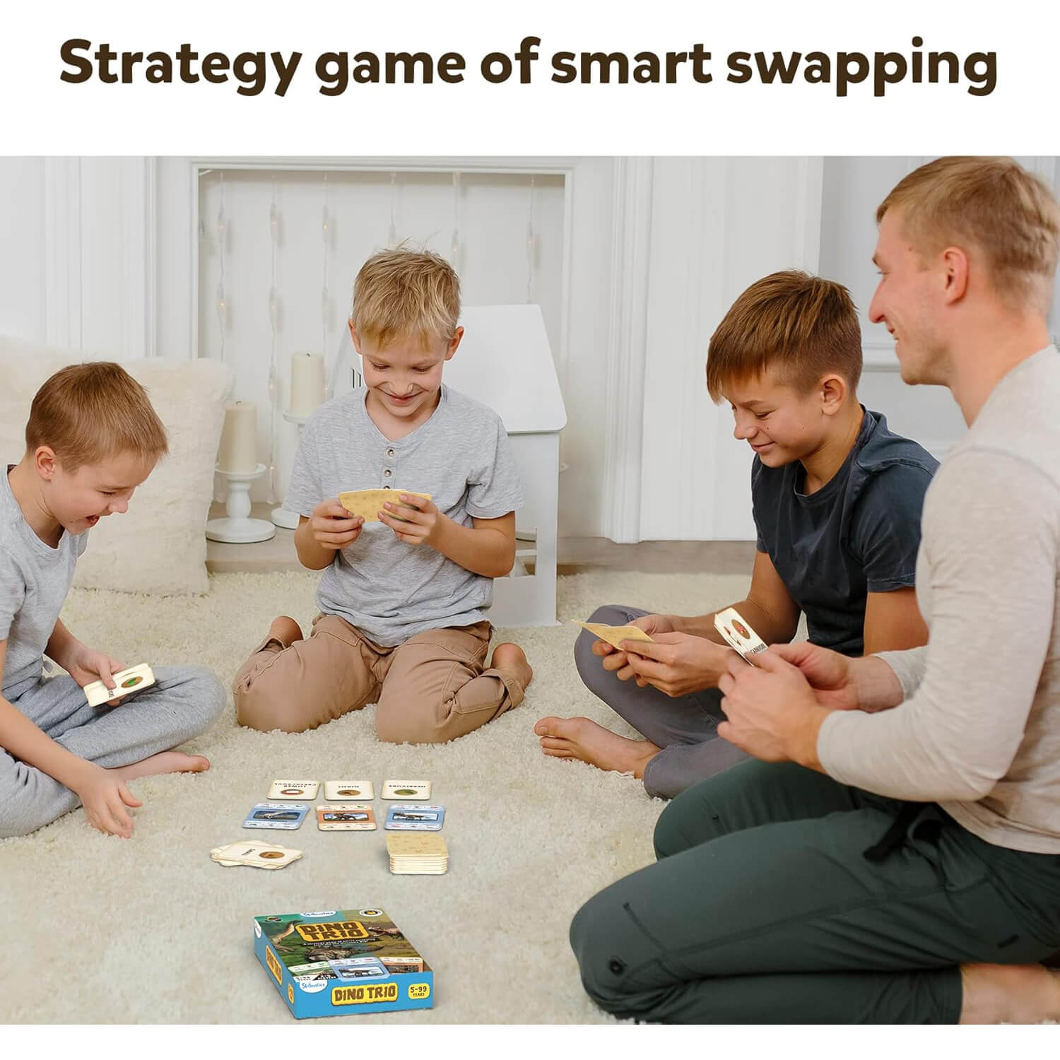 Dino Trio Card Game strategy game