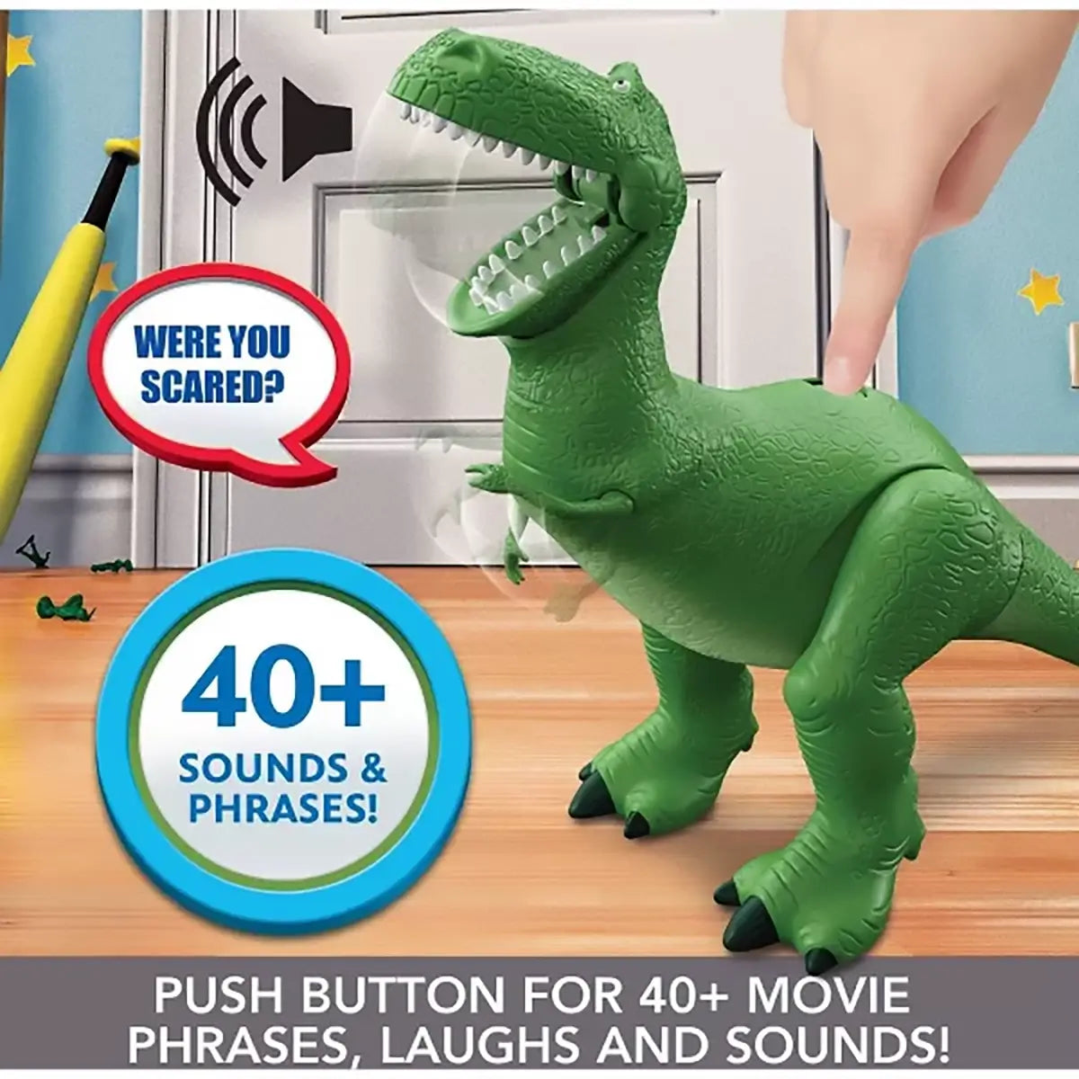 Disney Pixar Toy Story Roarin' Laughs Rex Action Figure over 40 sounds and phrases