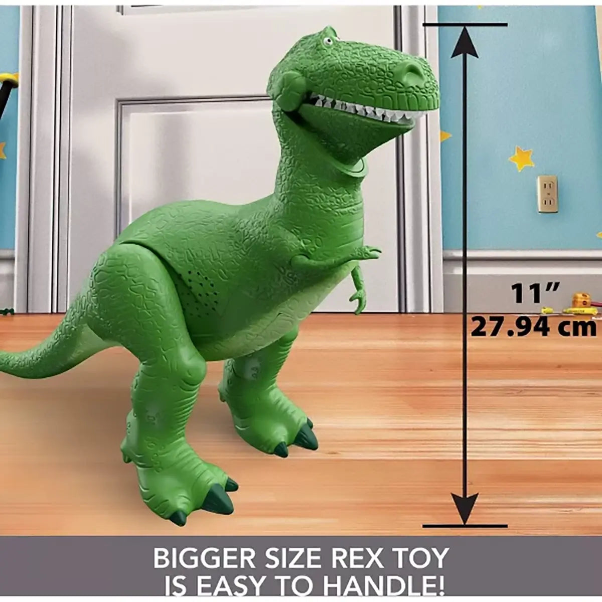 Disney Pixar Toy Story Roarin' Laughs Rex Action Figure measurements