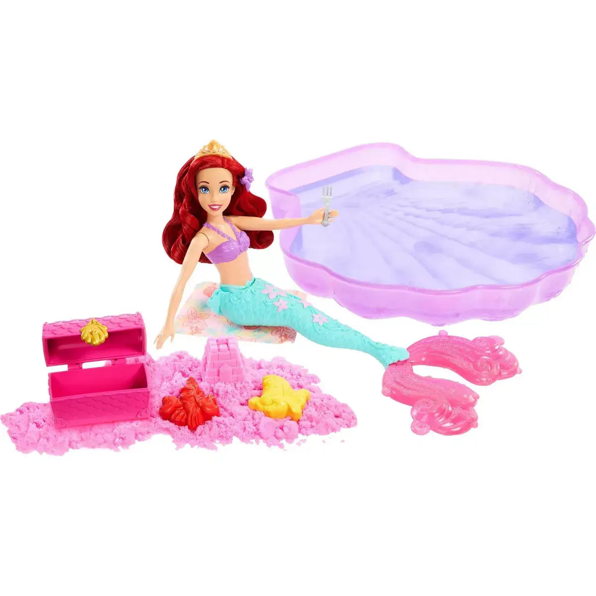 Disney Princess Sand and Swim Ariel Fashion Doll Playset 