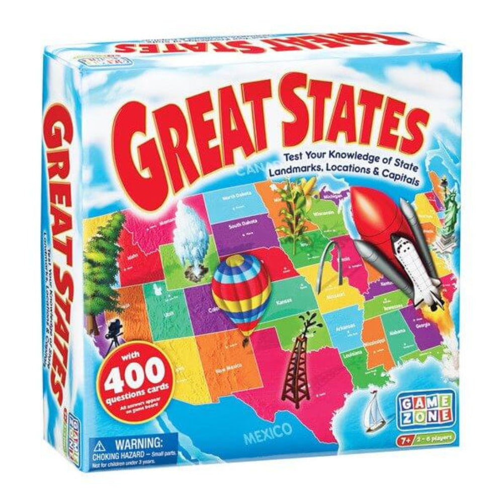 Epoch Game Zone Great States packaging