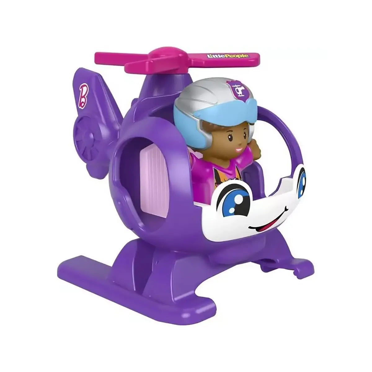 Fisher-Price Little People Barbie Helicopter Push-Along Vehicle