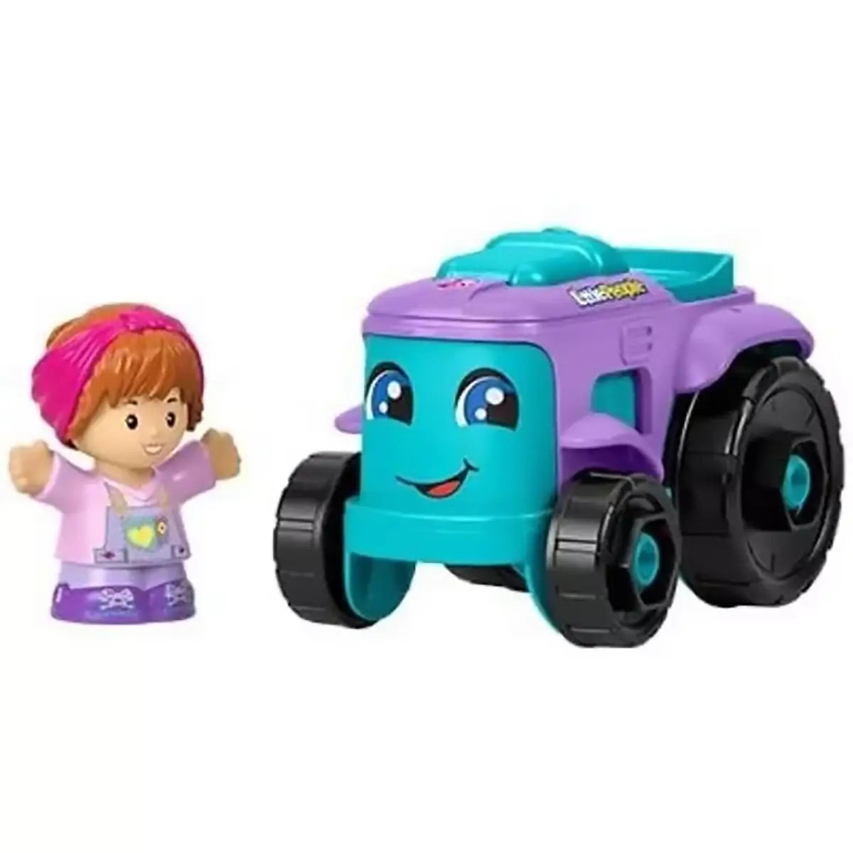 Fisher-Price Little People Barbie Tractor Push-Along Vehicle and figure