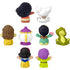 Fisher-Price Little People Disney Princess Story Duos Figure Pack back of figures