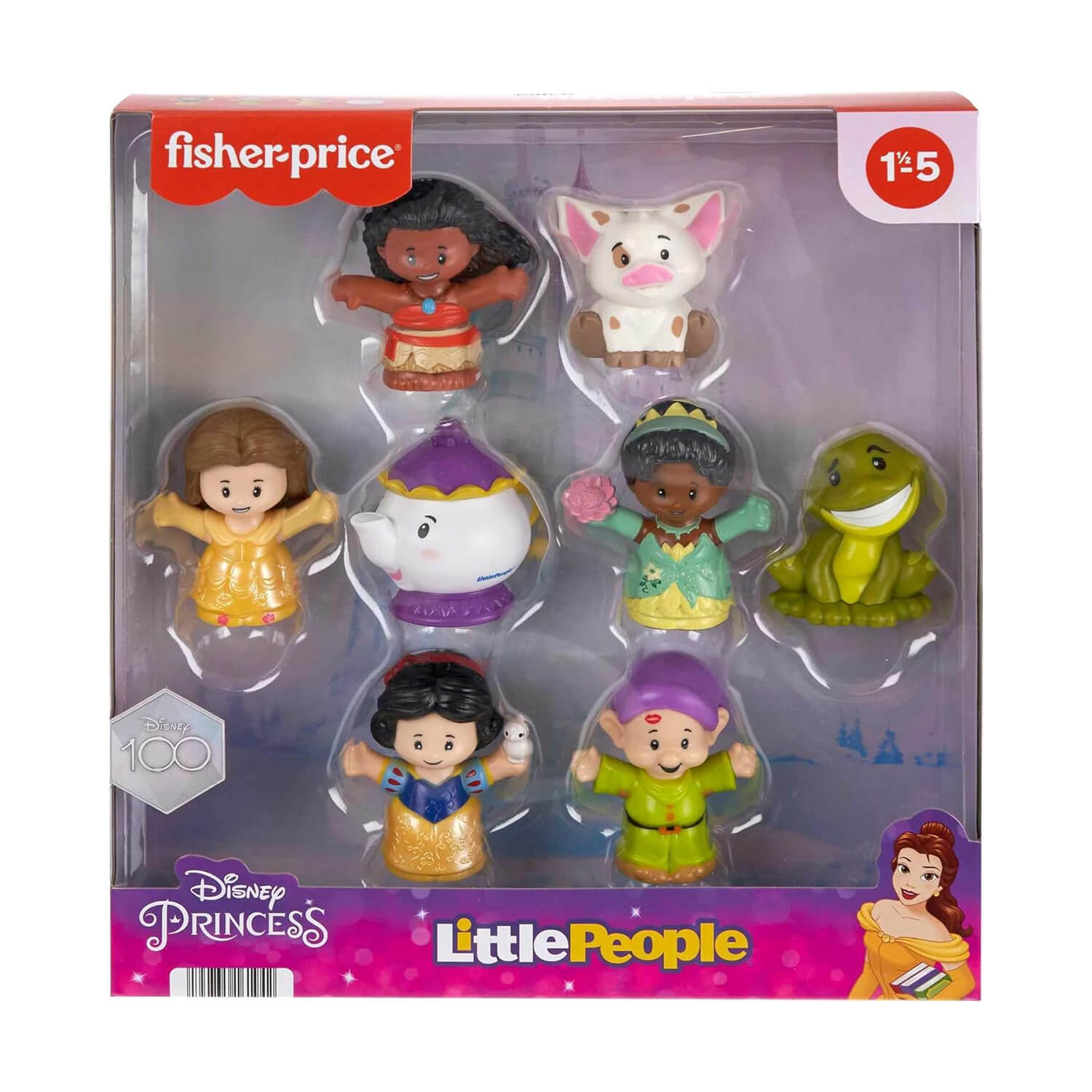 Fisher-Price Little People Disney Princess Story Duos Figure Pack packaigng