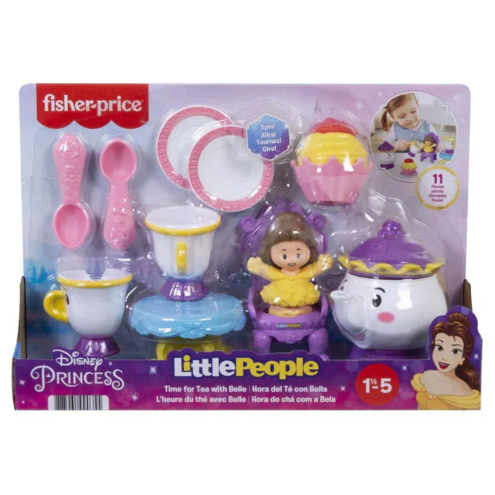 Fisher-Price Little People Disney Princess Time For Tea With Belle Playset