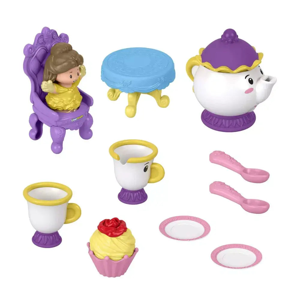 Fisher-Price Little People Disney Princess Time For Tea With Belle Playset