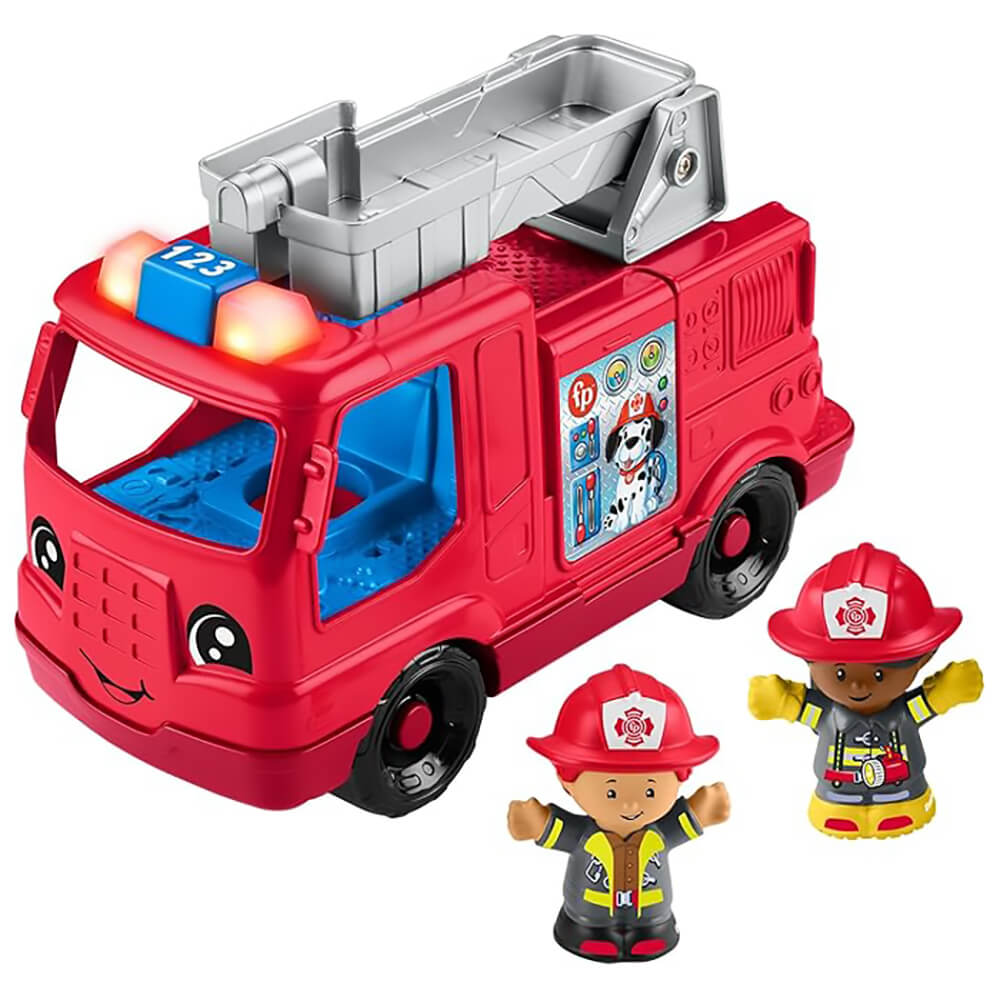 Fisher-Price Little People Fire Truck Musical Toddler Toy With Lights Sounds