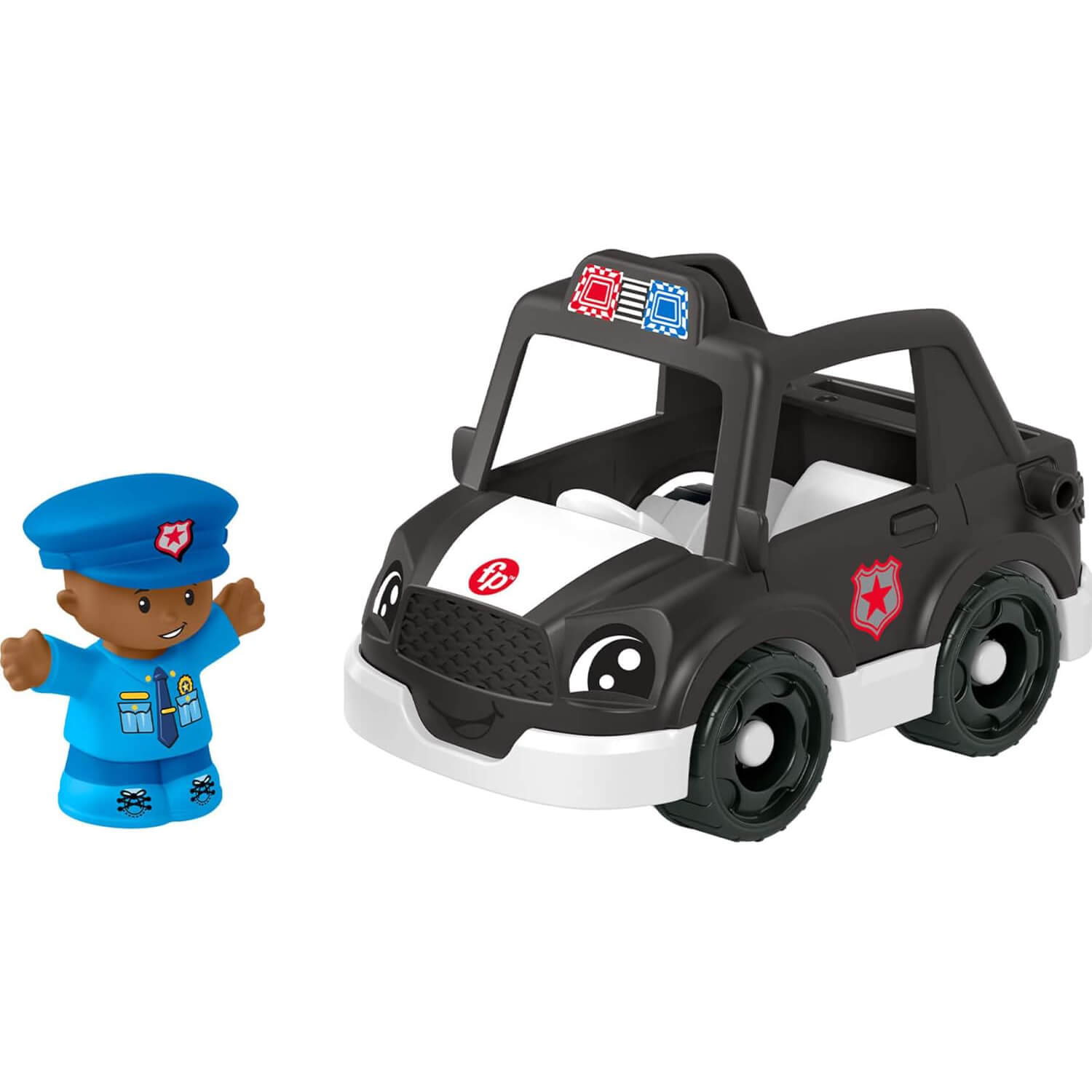 Fisher-Price Little People Police Car Push-Along Vehicle