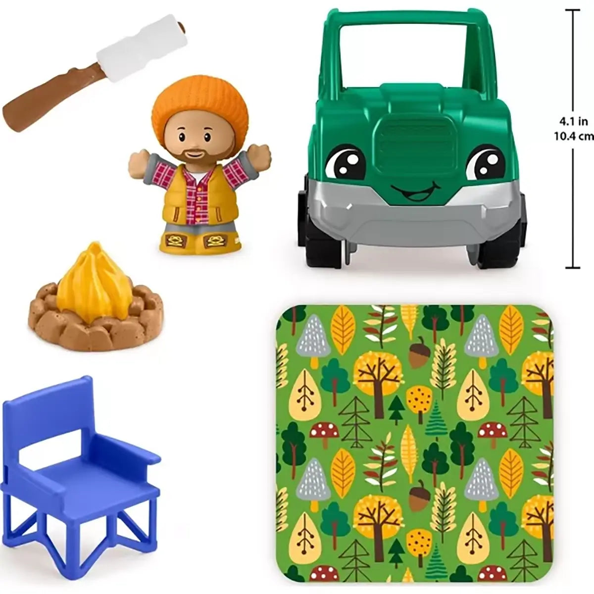 Fisher-Price Little People Time to Camp Set measurements