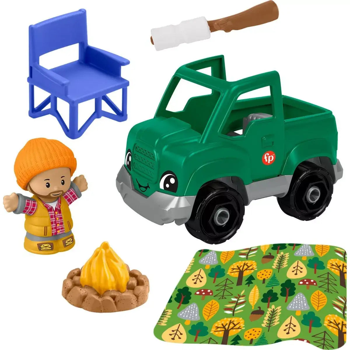 Fisher-Price Little People Time to Camp Set