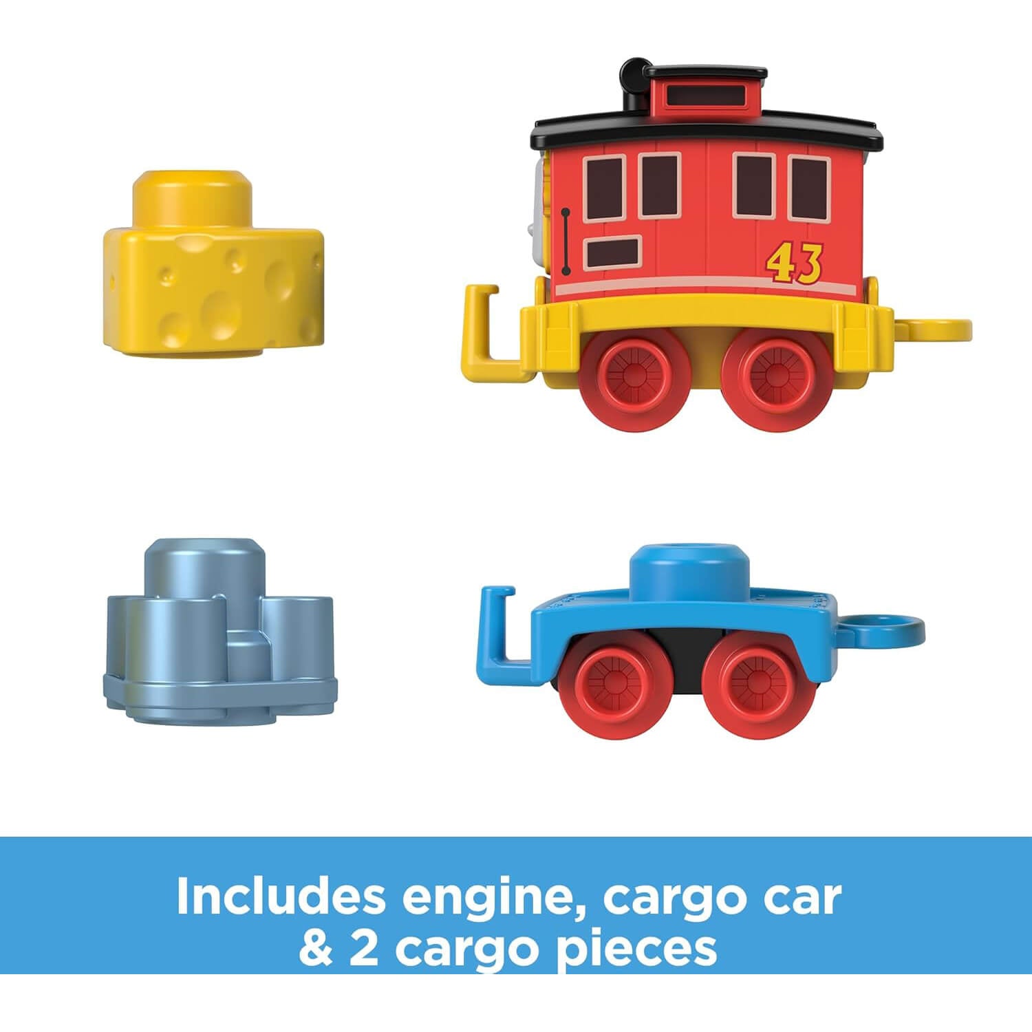 Fisher-Price Thomas & Friends My First Push Along Train Brake Car Bruno pieces included