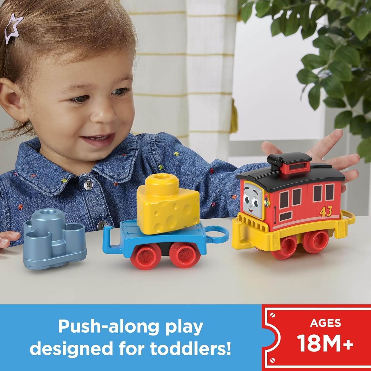Fisher-Price Thomas & Friends My First Push Along Train Brake Car Bruno push along play for toddlers