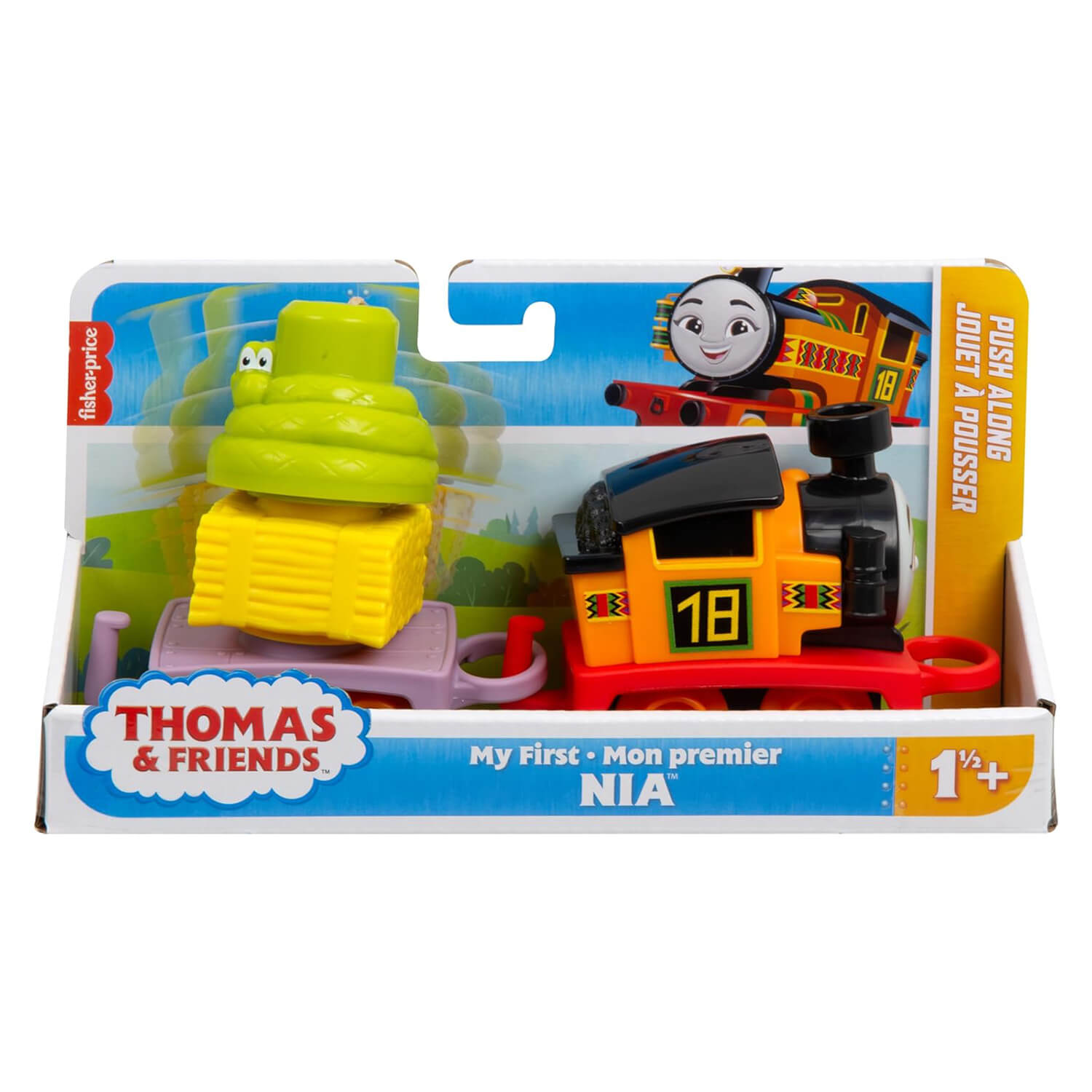 Fisher-Price Thomas & Friends My First Push Along Train Nia packaging