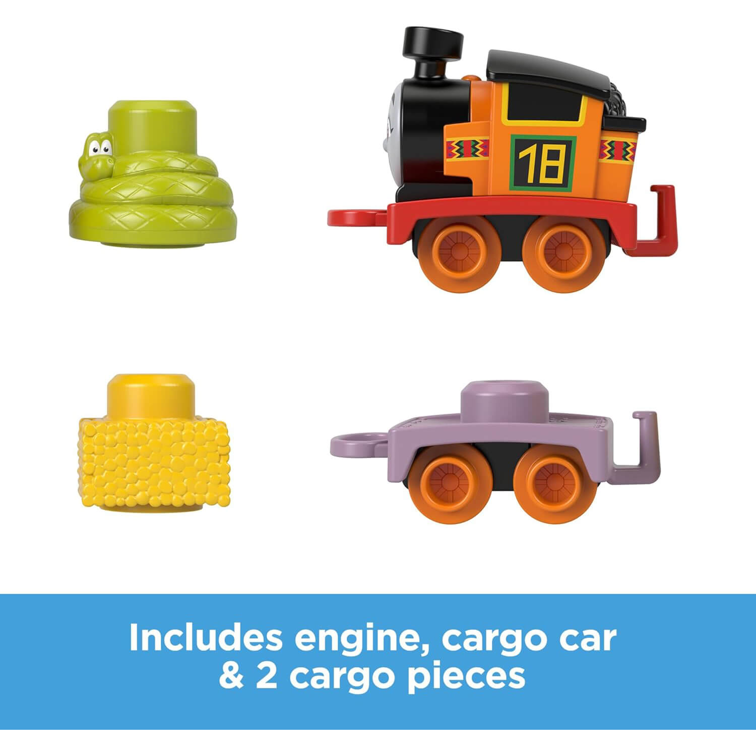 Fisher-Price Thomas & Friends My First Push Along Train Nia pieces included