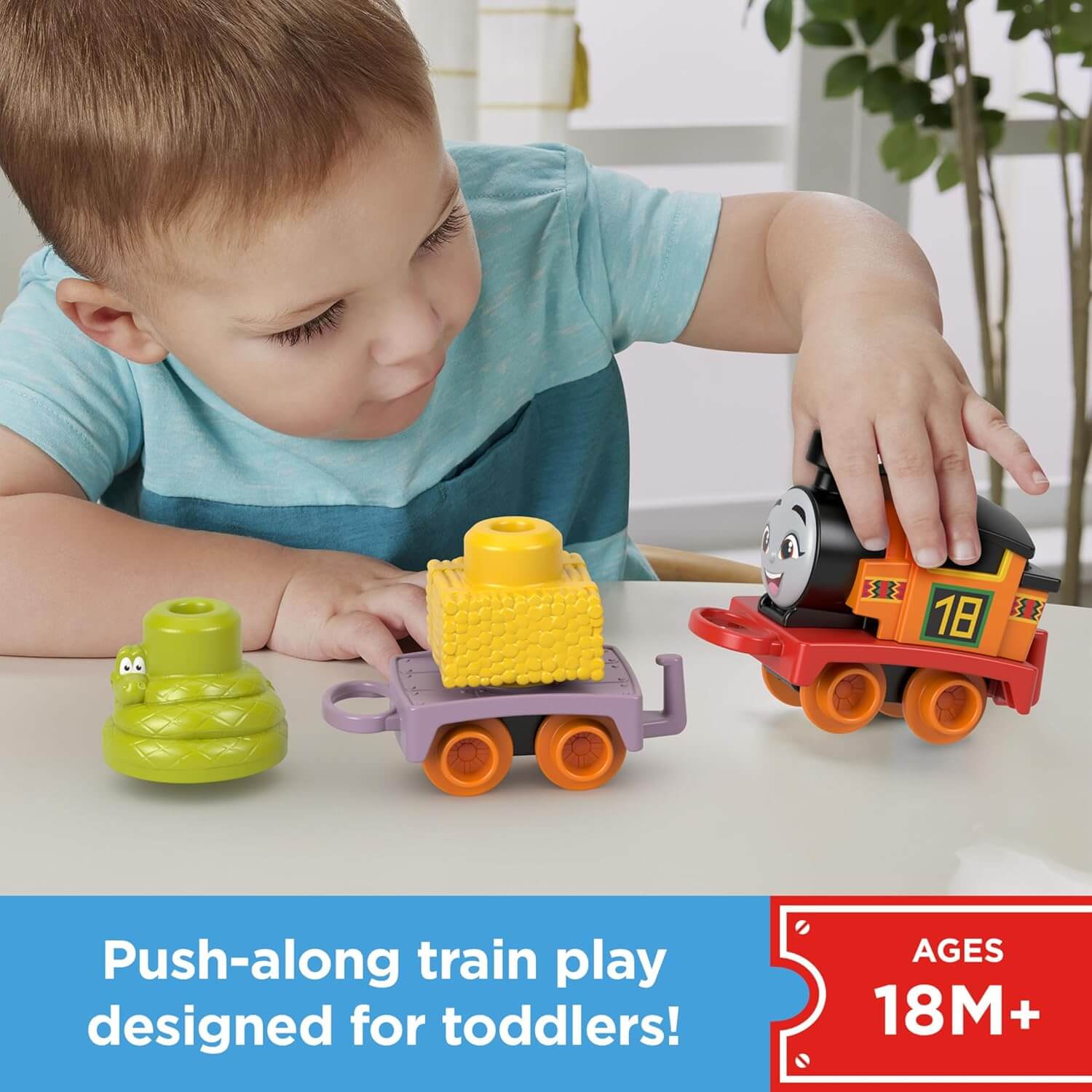 Fisher-Price Thomas & Friends My First Push Along Train Nia push along train for toddlers