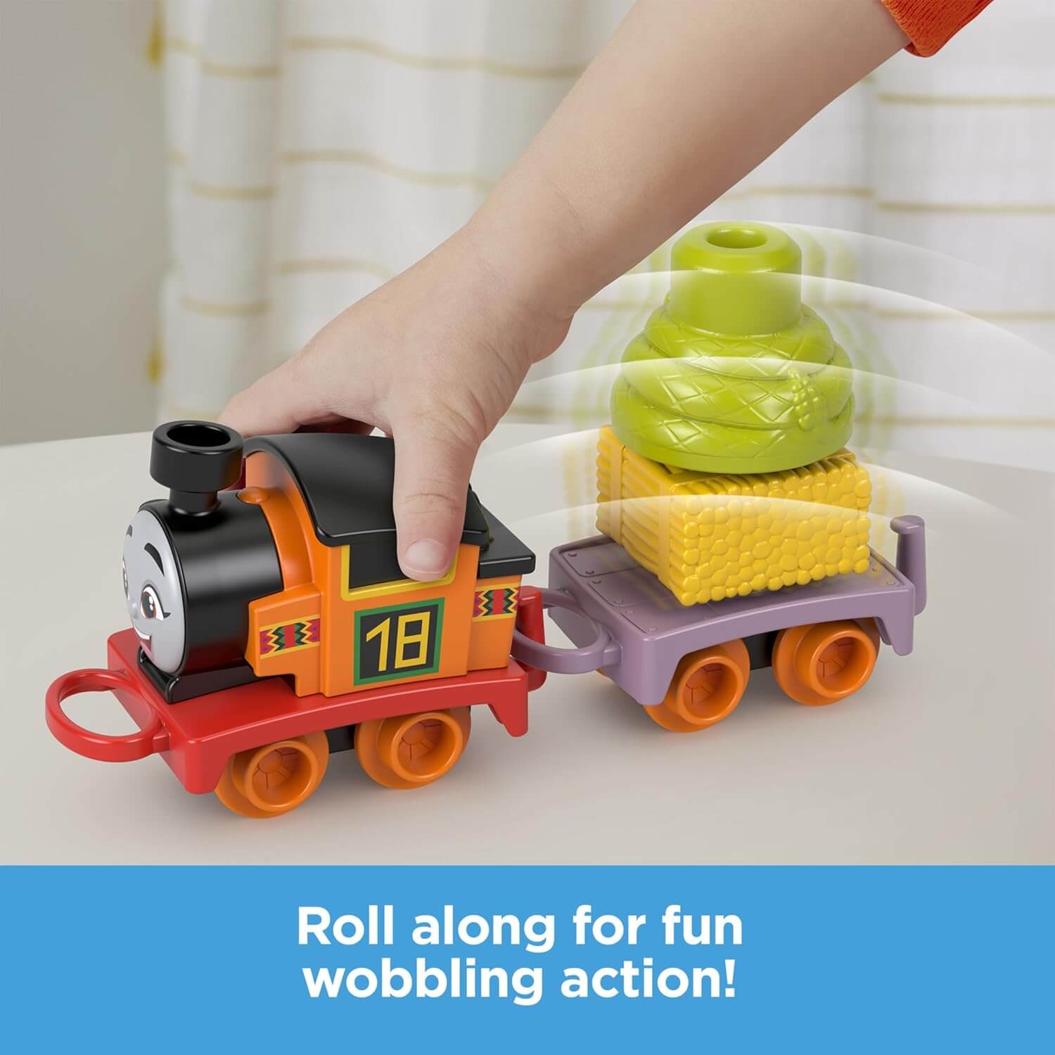 Fisher-Price Thomas & Friends My First Push Along Train Nia roll along for fun