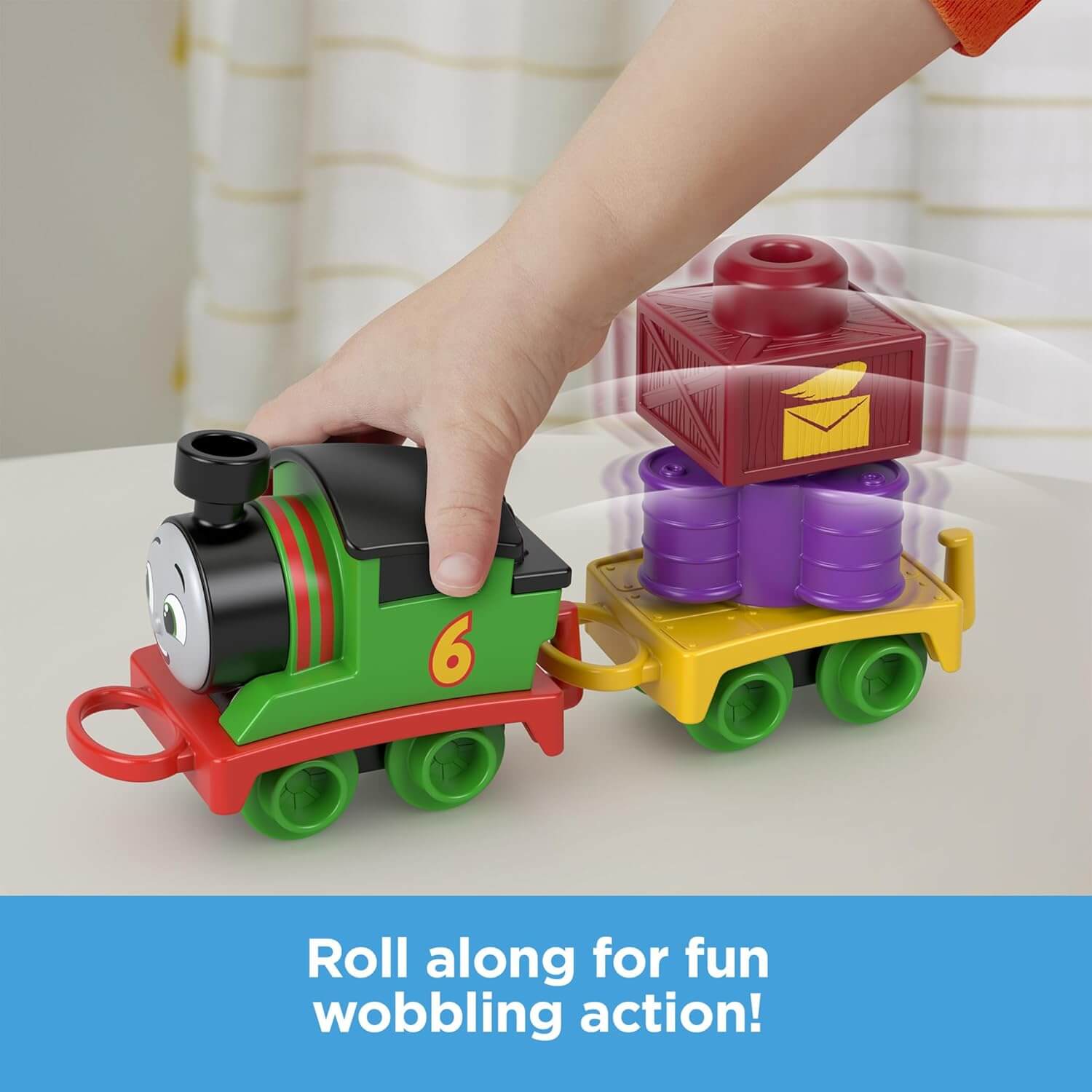 Fisher-Price Thomas & Friends My First Push Along Train Percy roll along