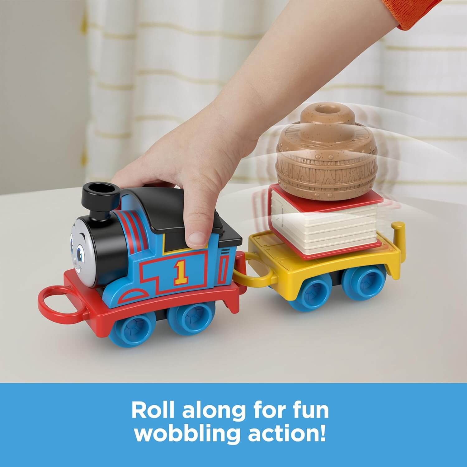 Fisher-Price Thomas & Friends My First Push Along Train Thomas roll along for wobbling fun