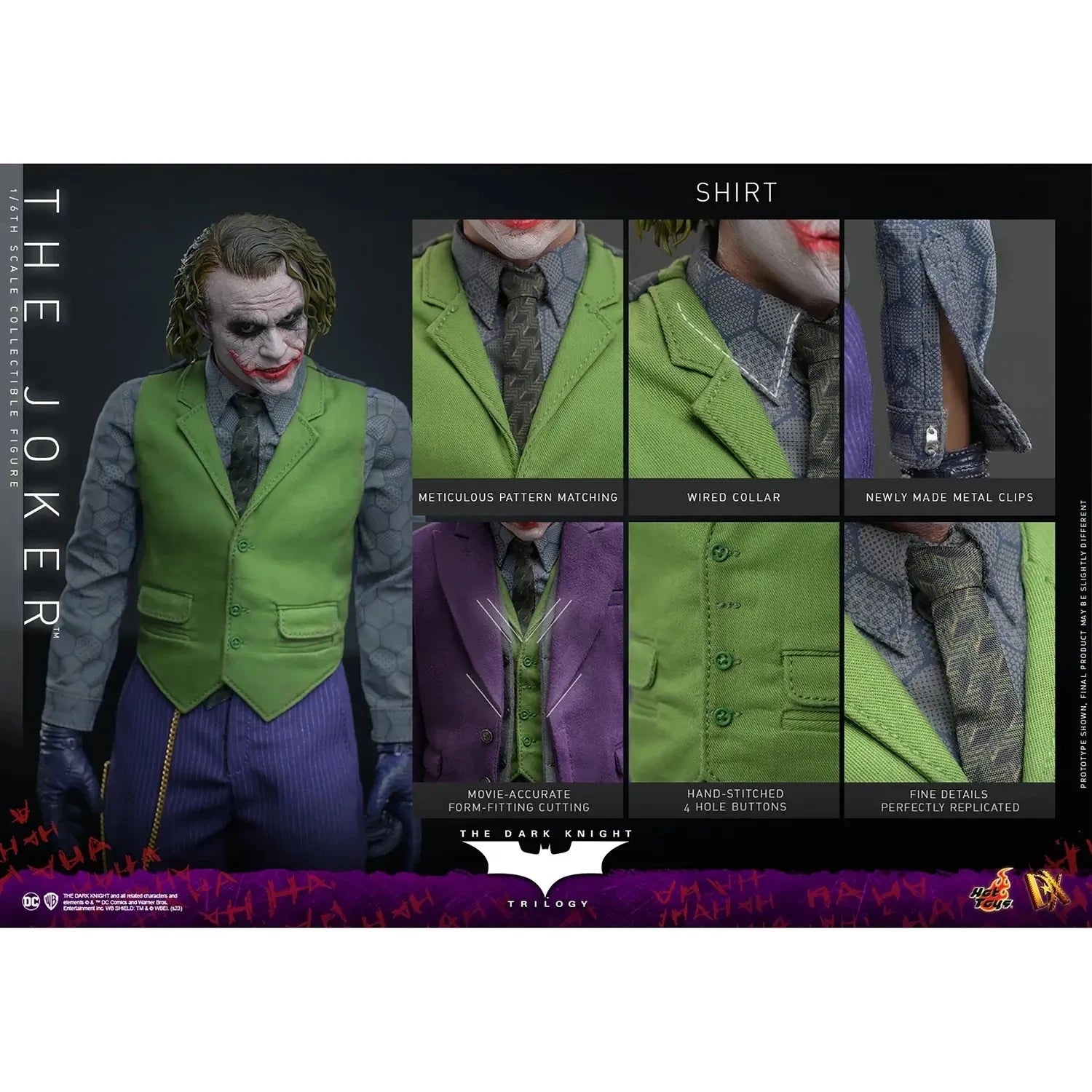 Hot Toys The Dark Knight Trilogy The Joker 1:6 Scale Collectible Figure