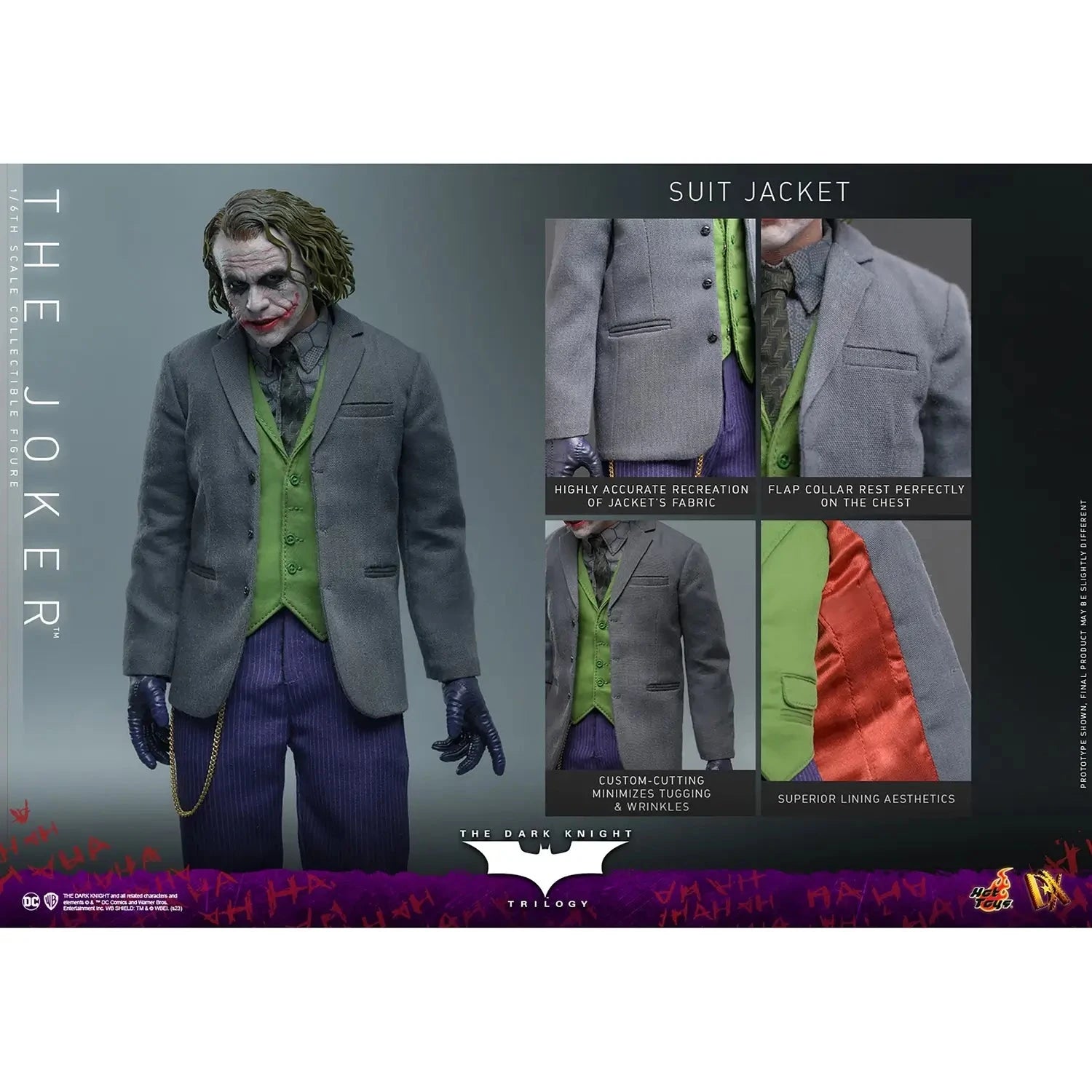 Hot Toys The Dark Knight Trilogy The Joker 1:6 Scale Collectible Figure