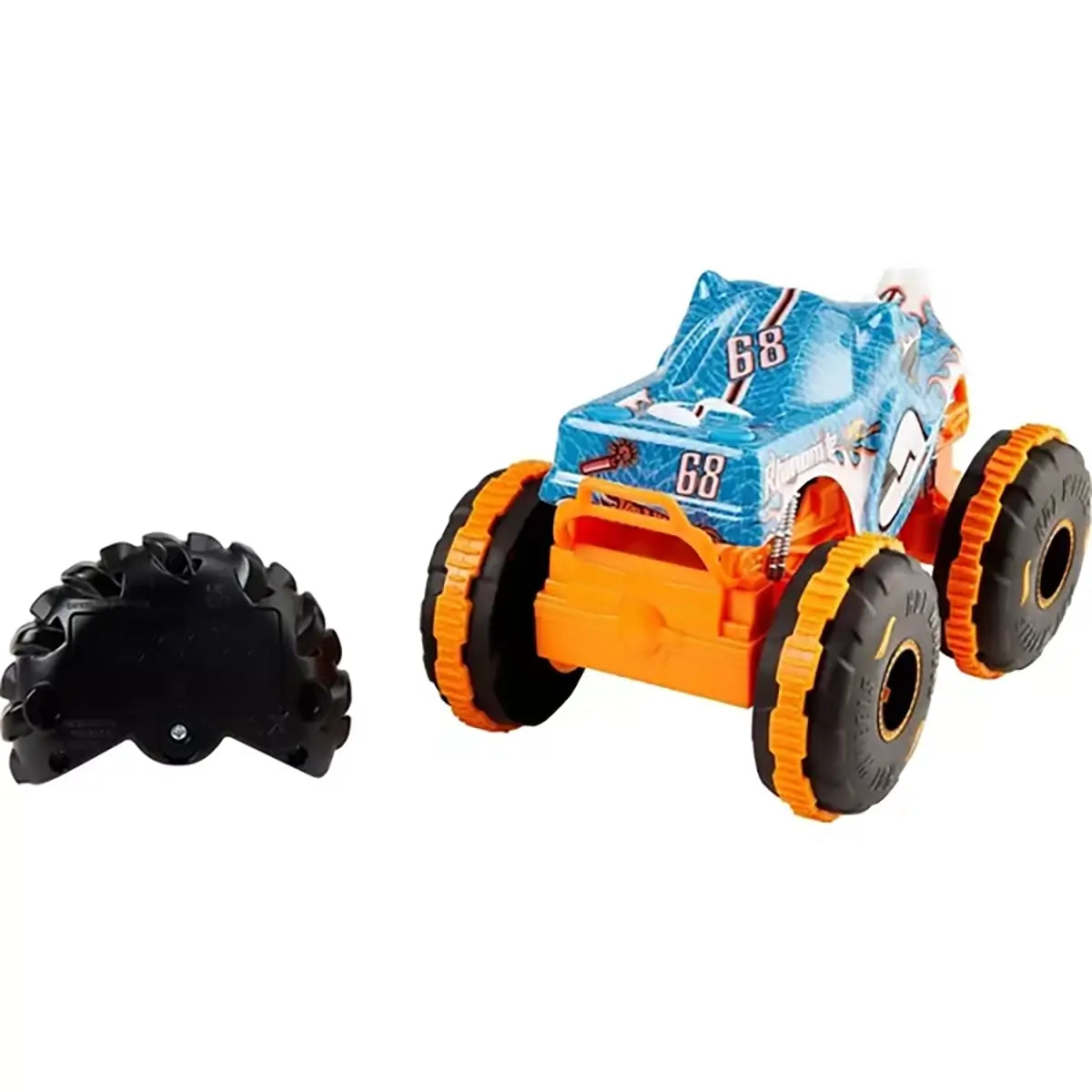 Hot Wheels Monster Truck Rhinomite Remote Control Vehicle back