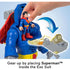 Imaginext DC Super Friends Superman Insider & Exo Suit Robot gear super man up by placing inside exo suit
