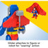 Imaginext DC Super Friends Superman Insider & Exo Suit Robot soaring