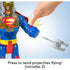 Imaginext DC Super Friends Superman Insider & Exo Suit Robot press to send projectiles
