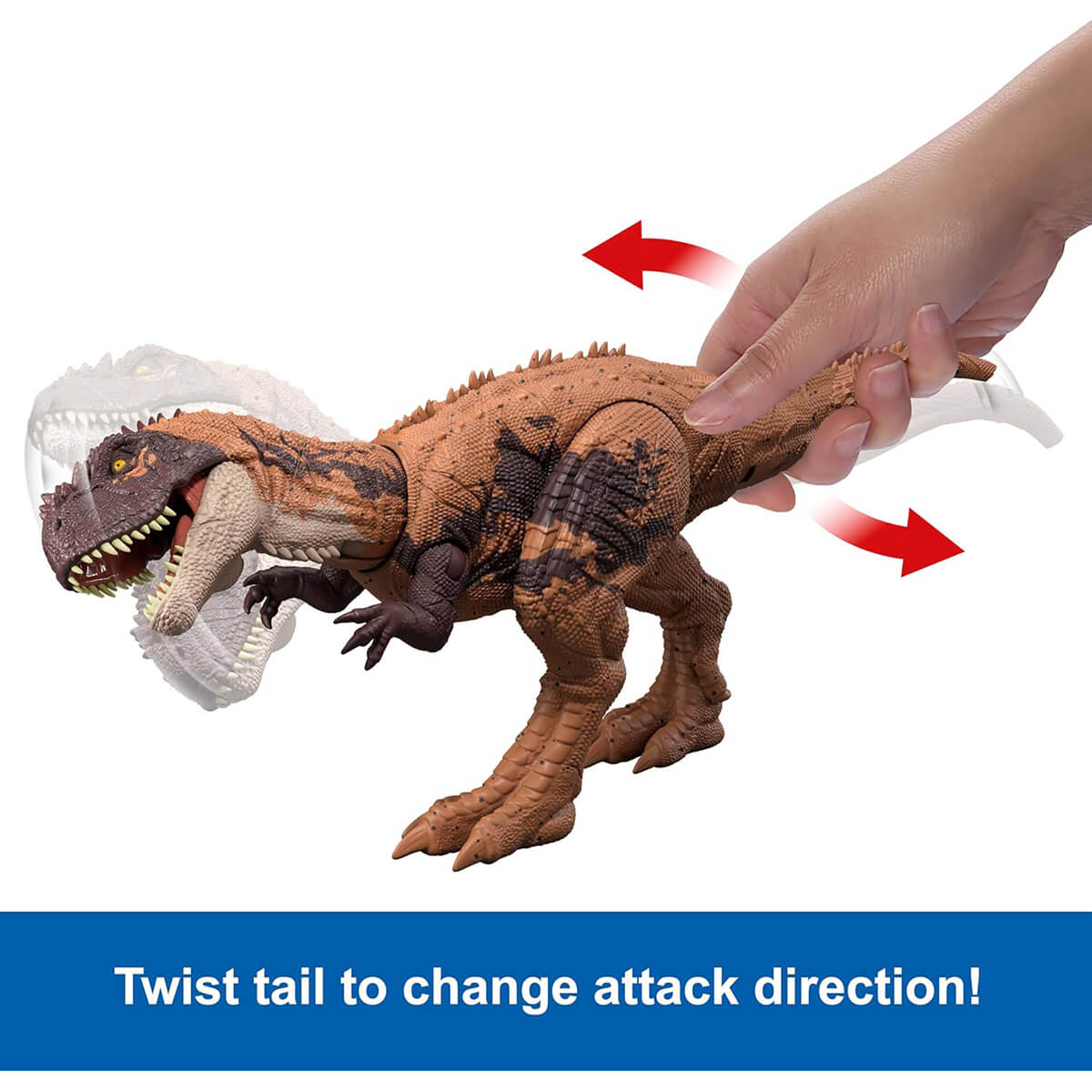 Jurassic World Chaos Theory Wild Roar Kryptops twist tail to change attack direction