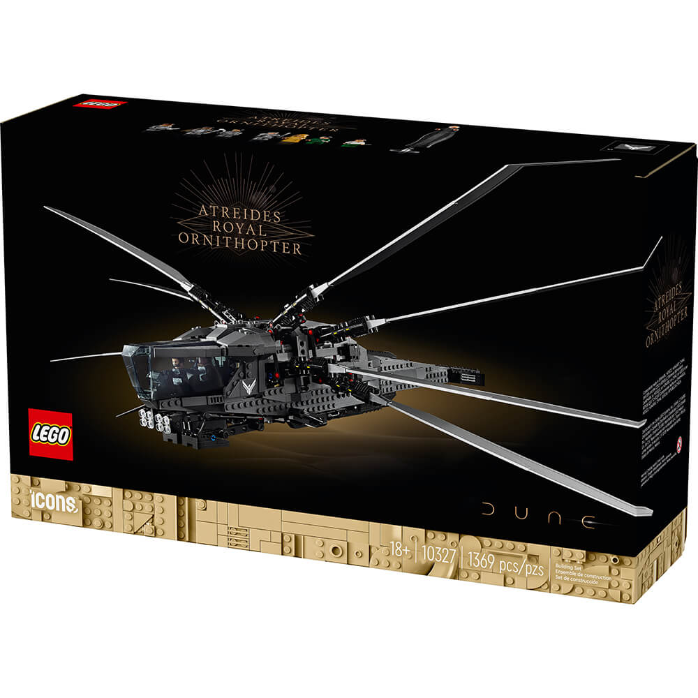 LEGO® Icons Dune Atreides Royal Ornithopter 1369 Piece Building Kit (10327)