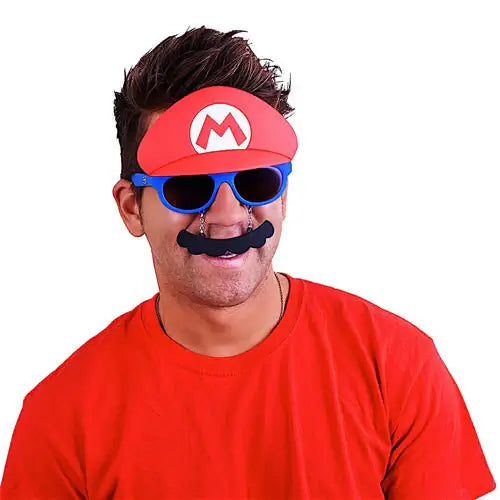 Sun-Staches Super Mario Mustache Sunglasses