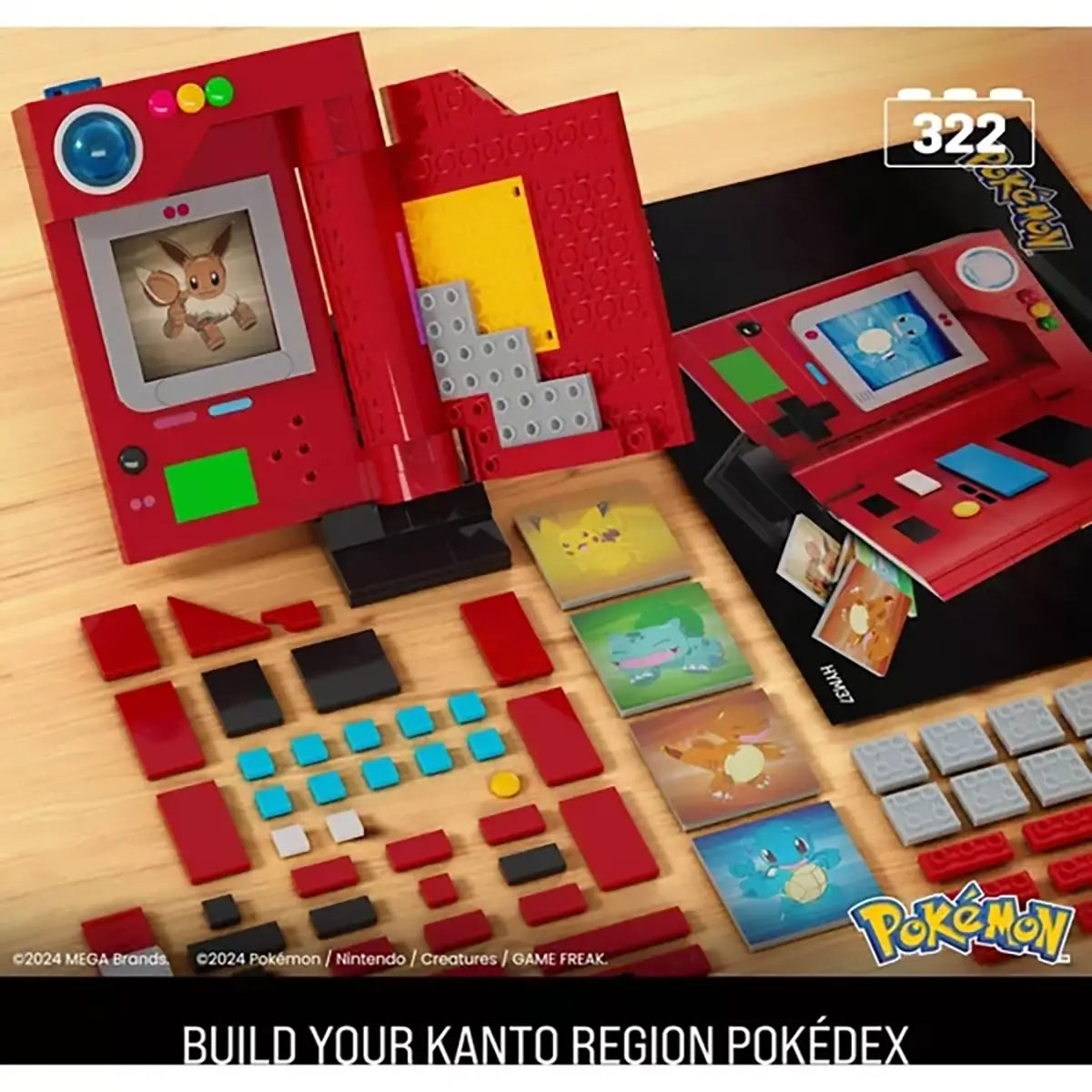 Mega Pokemon Kanto Region Pokedex Building Kit build