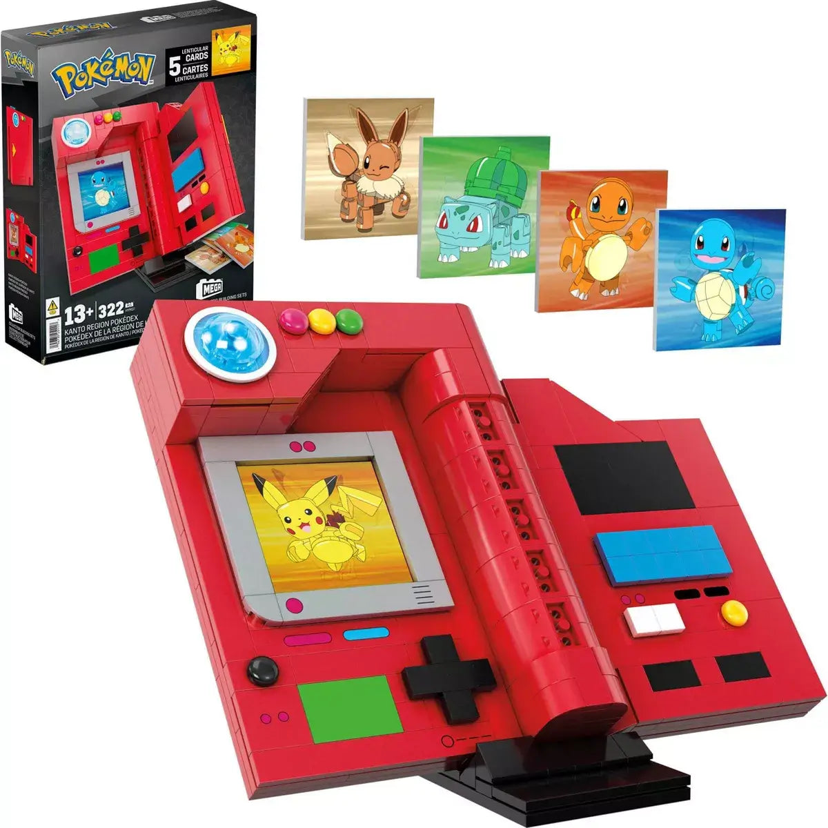 Mega Pokemon Kanto Region Pokedex Building Kit