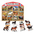Melissa and Doug Pasture Pals Collectable Horses Set packaging and horses