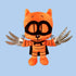 MerryMakers Dog Man's Cat Kid 6.5" Plush Doll