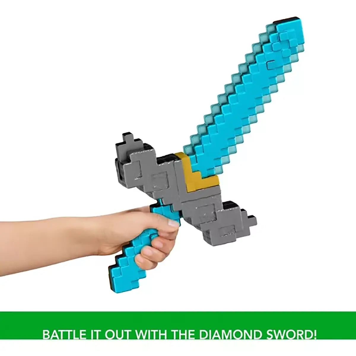 Minecraft Click and Switch Sword and Pickaxe Role-Play 2-In-1 Toy diamond sword