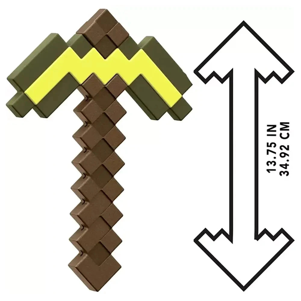 Minecraft Gold Pickaxe Roleplay Set measurements