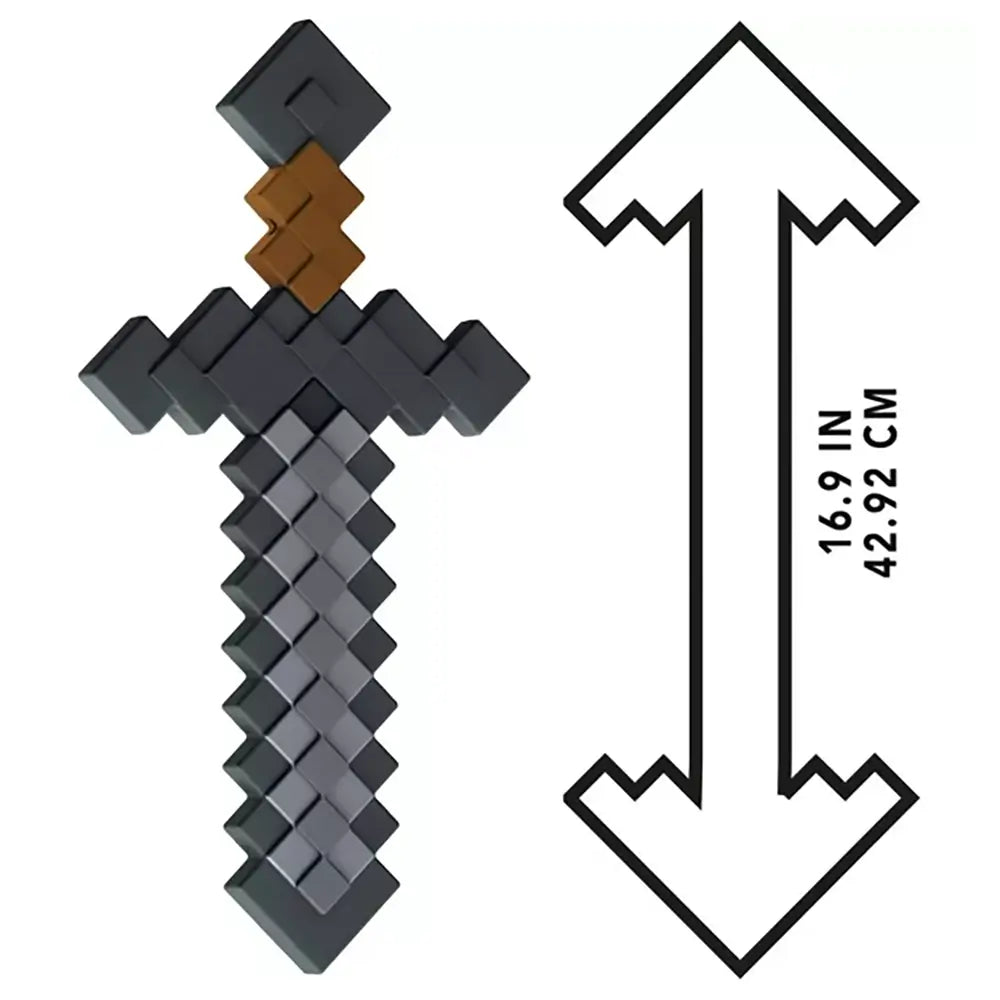 Minecraft Stone Sword Roleplay Set measurements