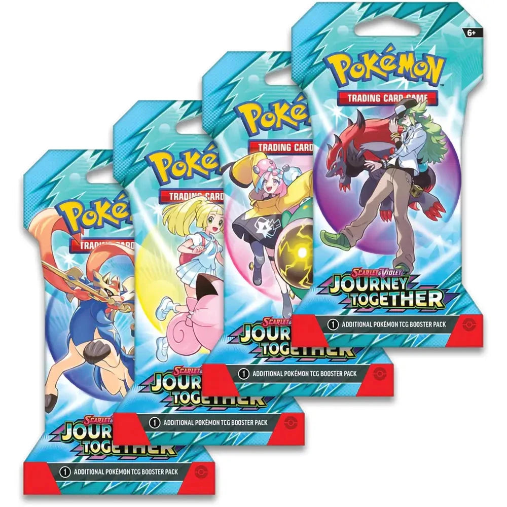 Pokemon TCG Scarlet & Violet Journey Together Sleeved Booster Pack (10 Cards)